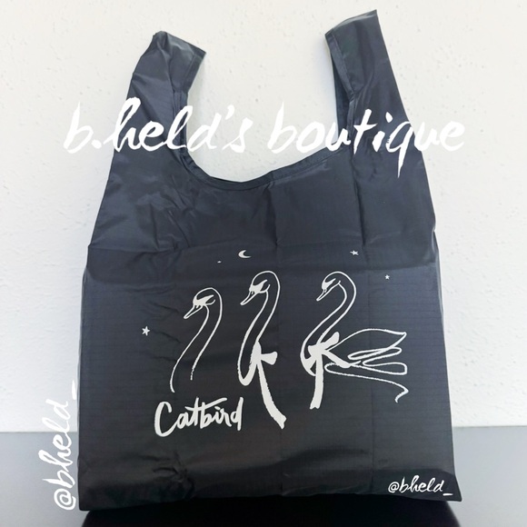 Catbird x BAGGU Collaboration Black Swan Lunch Bag Brand New NWT - Picture 1 of 16